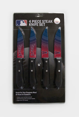 ~Los Angeles Angels Knife Set - Steak - 4 Pack - Special Order~ backorder