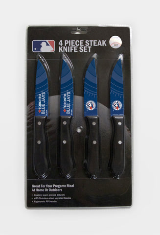 ~Toronto Blue Jays Knife Set - Steak - 4 Pack - Special Order~ backorder