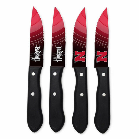 ~Nebraska Cornhuskers Knife Set Steak 4 Pack~ backorder