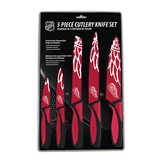 Detroit Red Wings Knife Set - Kitchen - 5 Pack