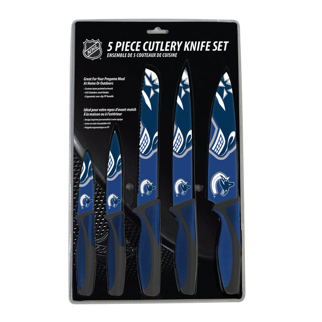 Vancouver Canucks Knife Set - Kitchen - 5 Pack