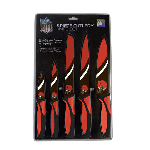 Cleveland Browns Knife Set - Kitchen - 5 Pack