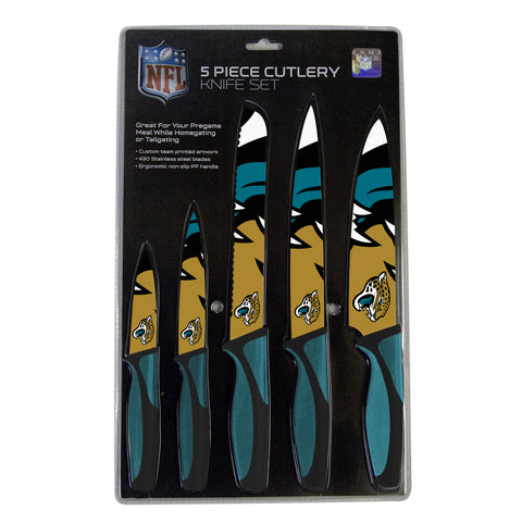 ~Jacksonville Jaguars Knife Set - Kitchen - 5 Pack - Special Order~ backorder