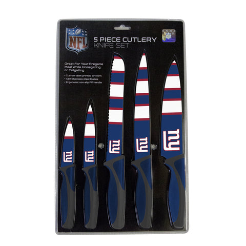 ~New York Giants Knife Set - Kitchen - 5 Pack~ backorder