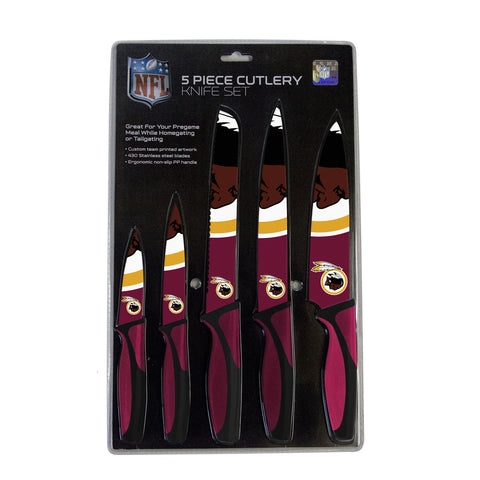 ~Washington Redskins Knife Set - Kitchen - 5 Pack~ backorder