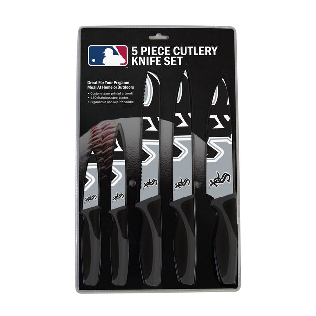 Juego de cuchillos de los Chicago White Sox, para cocina, paquete de 5