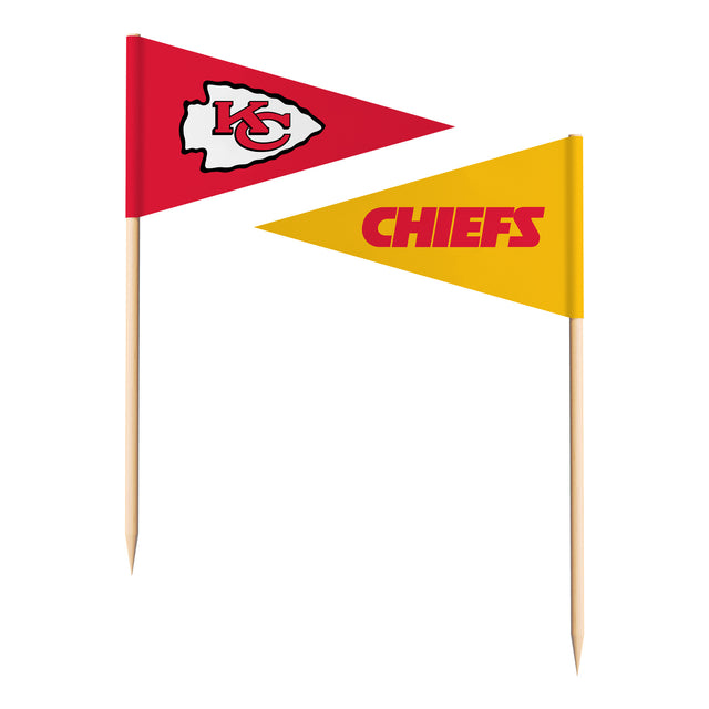 Banderas con forma de palillo de los Kansas City Chiefs