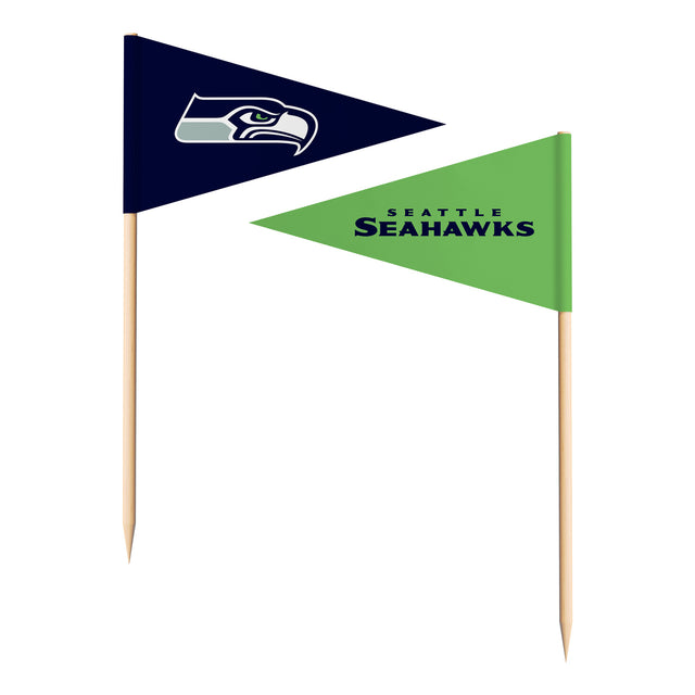 Banderas con forma de palillo de los Seattle Seahawks