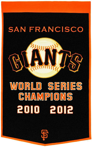 ~San Francisco Giants Banner 24x36 Wool Dynasty Pre-2012~ backorder