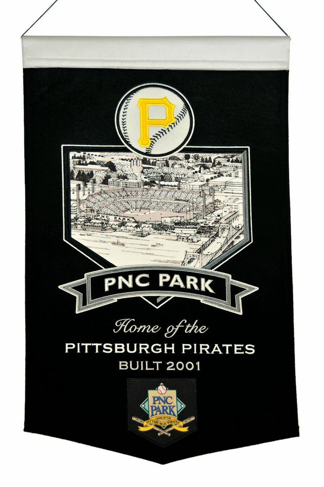 Pittsburgh Pirates Banner 15x24 Wool Stadium PNC Park