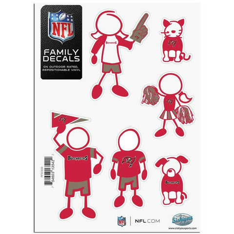 ~Tampa Bay Buccaneers Decal 5x7 Family Sheet~ backorder