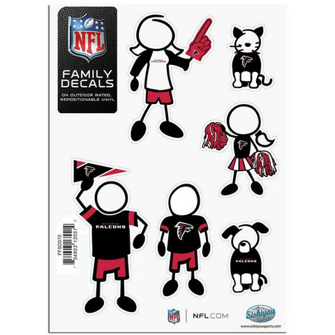 ~Atlanta Falcons Decal 5x7 Family Sheet~ backorder