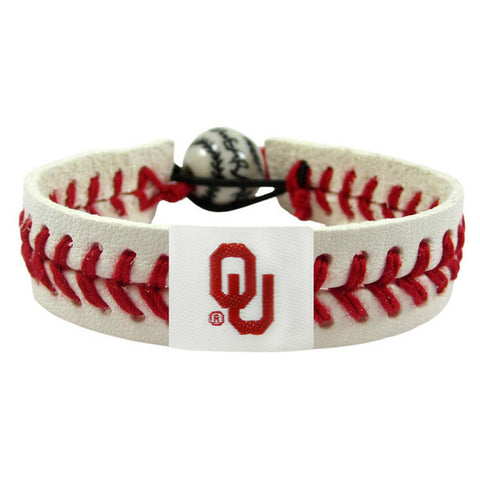 Oklahoma Sooners Bracelet Classic Baseball CO