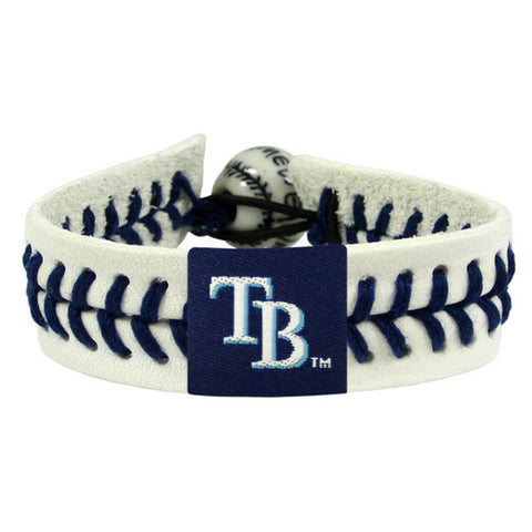 Tampa Bay Rays Bracelet Genuine Baseball CO