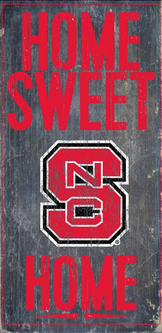 ~North Carolina State Wolfpack Wood Sign - Home Sweet Home 6x12 - Special Order~ backorder