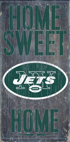 ~New York Jets Wood Sign - Home Sweet Home 6"x12"~ backorder