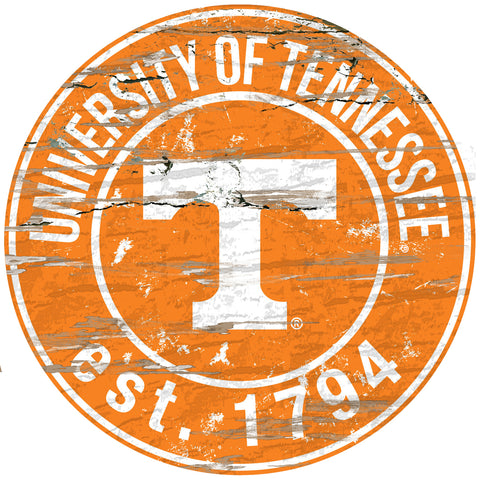 ~Tennessee Volunteers Wood Sign - 24" Round - Special Order~ backorder
