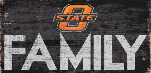 ~Oklahoma State Cowboys Sign Wood 12x6 Family Design - Special Order~ backorder