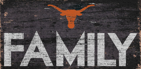 ~Texas Longhorns Sign Wood 12x6 Family Design - Special Order~ backorder