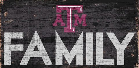 ~Texas A&M Aggies Sign Wood 12x6 Family Design - Special Order~ backorder
