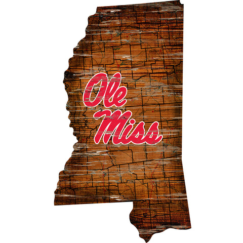 ~Mississippi Rebels Wood Sign - State Wall Art - Special Order~ backorder