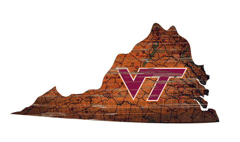 ~Virginia Tech Hokies Wood Sign - State Wall Art - Special Order~ backorder