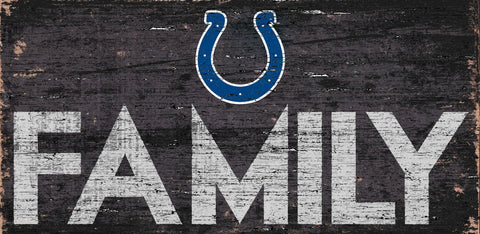 ~Indianapolis Colts Sign Wood 12x6 Family Design - Special Order~ backorder