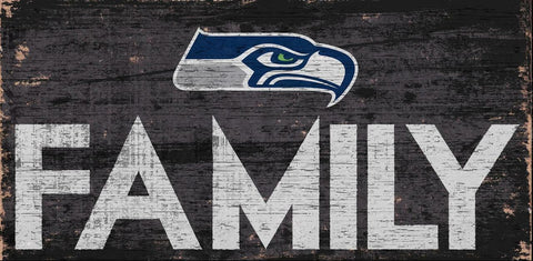 ~Seattle Seahawks Sign Wood 12x6 Family Design - Special Order~ backorder