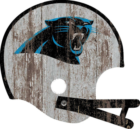 ~Carolina Panthers Sign - Large Wood Helmet~ backorder