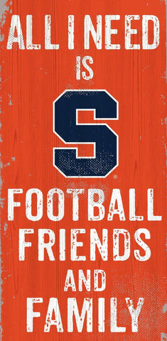 ~Syracuse Orange Sign Wood 6x12 Football Friends and Family Design Color - Special Order~ backorder