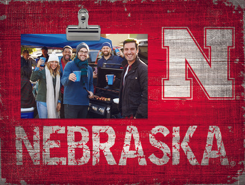 Nebraska Cornhuskers Clip Frame - Special Order