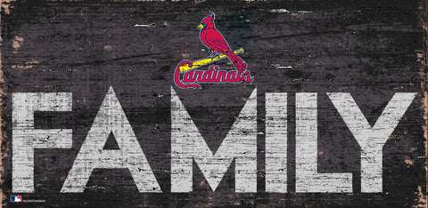 ~St. Louis Cardinals Sign Wood 12x6 Family Design - Special Order~ backorder