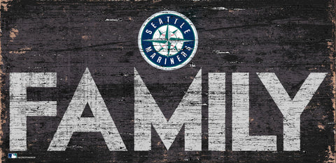 ~Seattle Mariners Sign Wood 12x6 Family Design - Special Order~ backorder