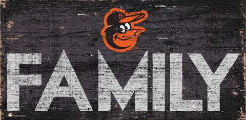 ~Baltimore Orioles Sign Wood 12x6 Family Design - Special Order~ backorder