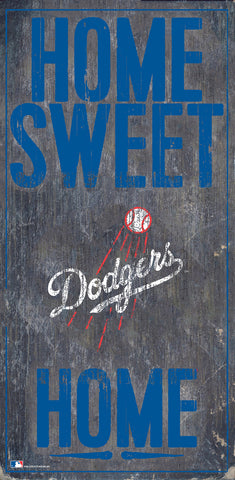 Los Angeles Dodgers Sign Wood 6x12 Home Sweet Home Design