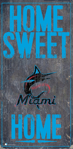 ~Miami Marlins Sign Wood 6x12 Home Sweet Home Design Special Order~ backorder