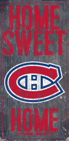 ~Montreal Canadiens Sign Wood 6x12 Home Sweet Home Design Special Order~ backorder