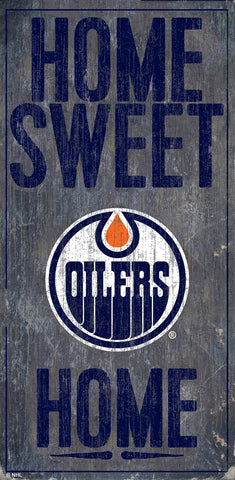 ~Edmonton Oilers Sign Wood 6x12 Home Sweet Home Design Special Order~ backorder