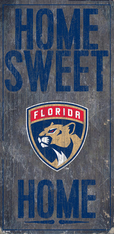 ~Florida Panthers Sign Wood 6x12 Home Sweet Home Design Special Order~ backorder