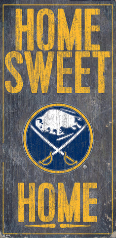 Buffalo Sabres Sign Wood 6x12 Home Sweet Home Design
