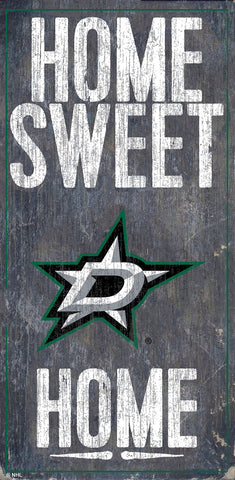 ~Dallas Stars Sign Wood 6x12 Home Sweet Home Design Special Order~ backorder