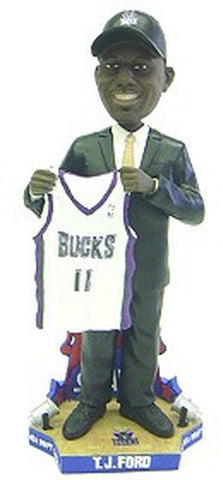 Milwaukee Bucks T.J. Ford Draft Pick Forever Collectibles Bobblehead CO