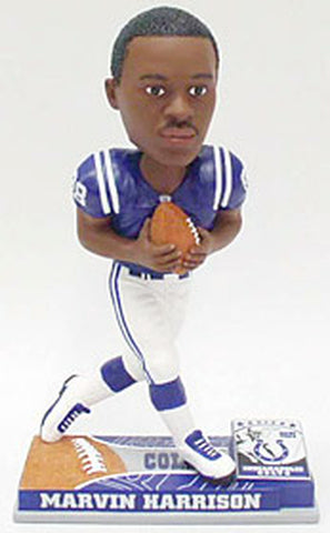 Indianapolis Colts Marvin Harrison Forever Collectibles On Field Bobblehead CO