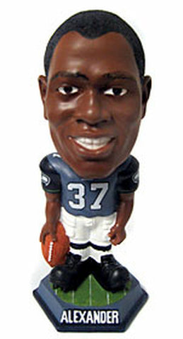 Seattle Seahawks Shaun Alexander Forever Collectibles Knucklehead Bobblehead CO