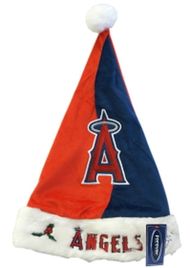 Gorro de Papá Noel con bloques de color de los Ángeles de Anaheim