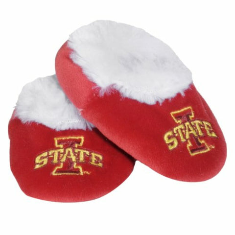 ~Iowa State Cyclones Slippers - Baby Booties (12 pc case) CO~ backorder