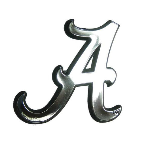Alabama Crimson Tide Auto Emblem - Silver