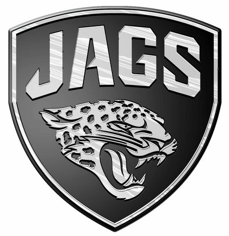 Jacksonville Jaguars Auto Emblem - Silver