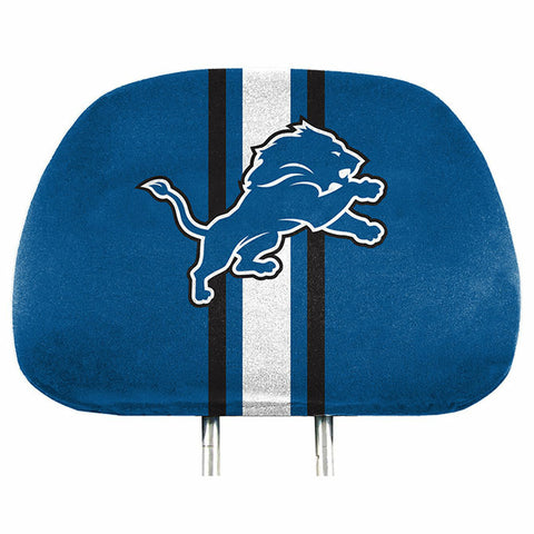 ~Detroit Lions Headrest Covers Full Printed Style - Special Order~ backorder