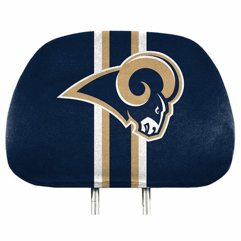 ~Los Angeles Rams Headrest Covers Full Printed Style - Special Order~ backorder